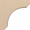 Ekena Millwork 4"W x 16"D x 16"H Thin Legacy Rough Cedar Woodgrain TimberThane Corbel, Primed Tan CORUR04X16X16LGYRCPR - alternate 3